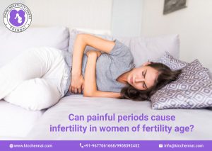 Can painful periods cause infertility in women of fertility age